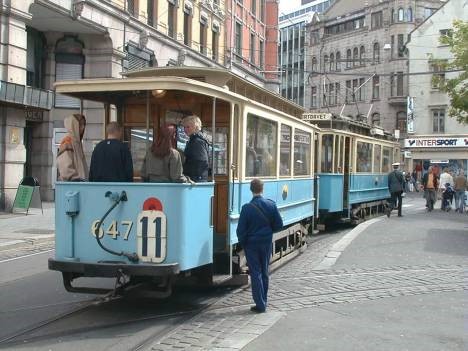 A tram in the good, old days

