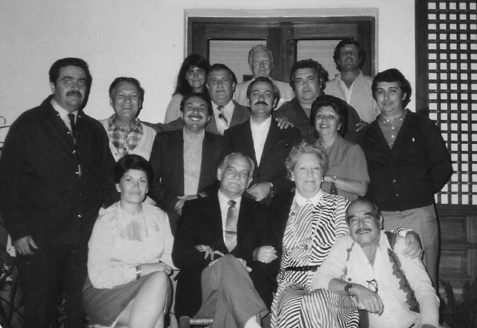 Carl y Merete Hudtwalcker con miembros de Familia, Lima, 1984